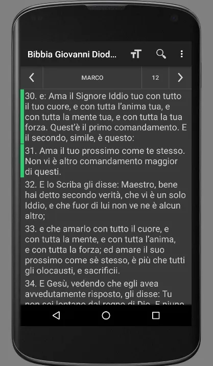 Italian Giovanni Diodati Bible | Indus Appstore | Screenshot