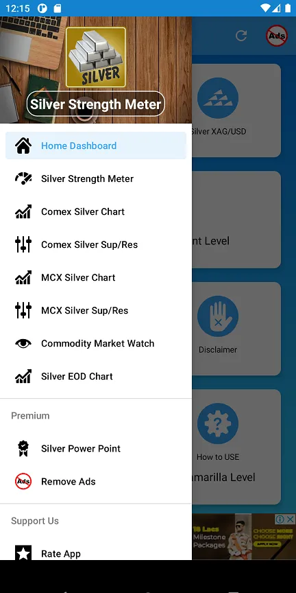 Silver Strength Meter | Indus Appstore | Screenshot