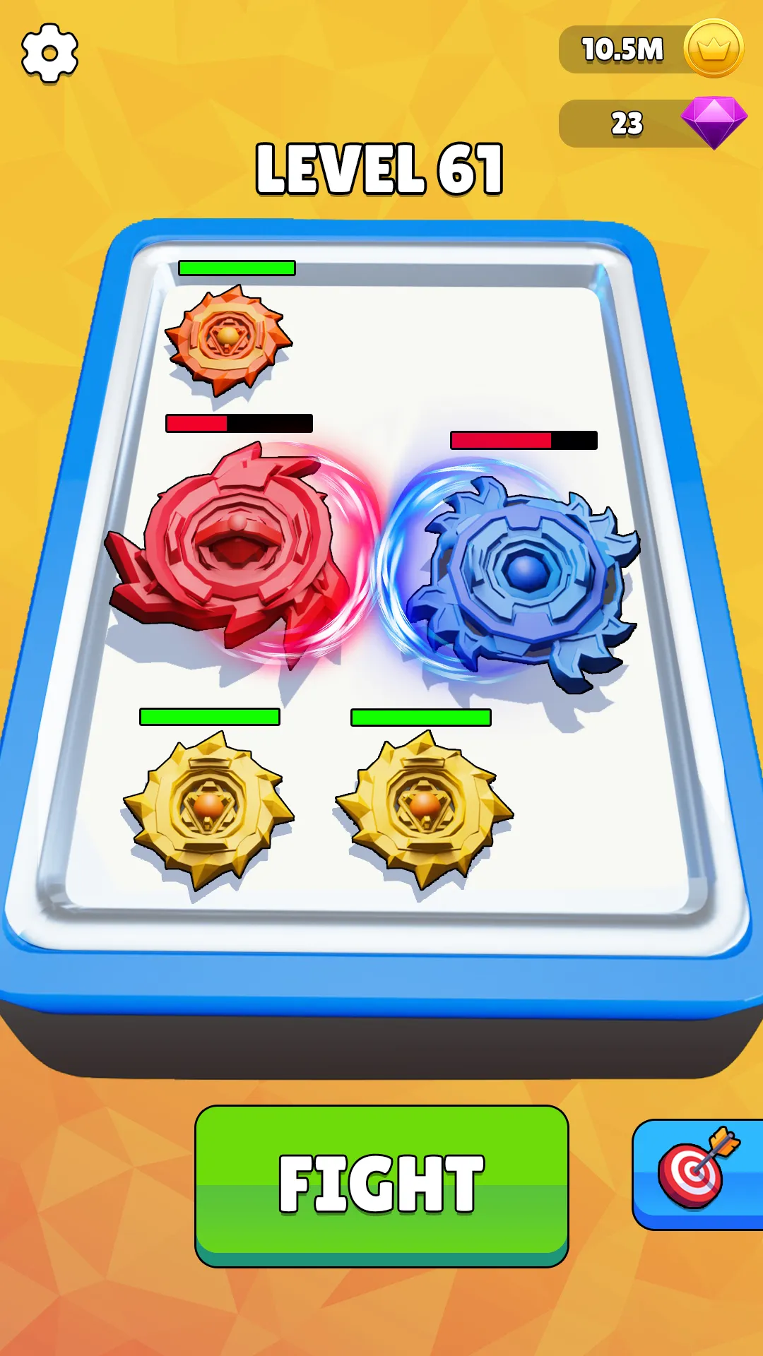 Spinner Fighting Merge Battle | Indus Appstore | Screenshot