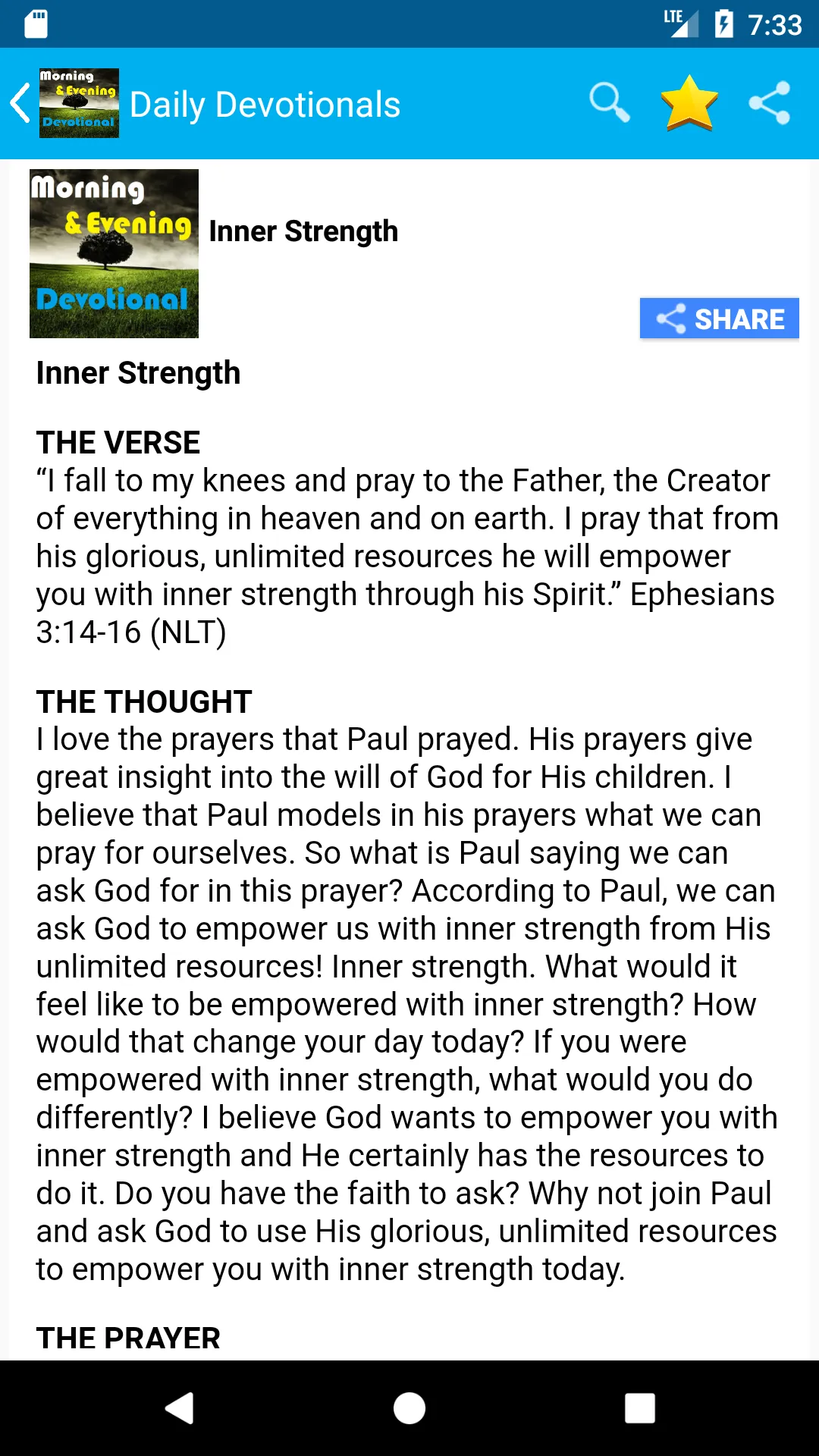 Morning & Evening Devotional | Indus Appstore | Screenshot