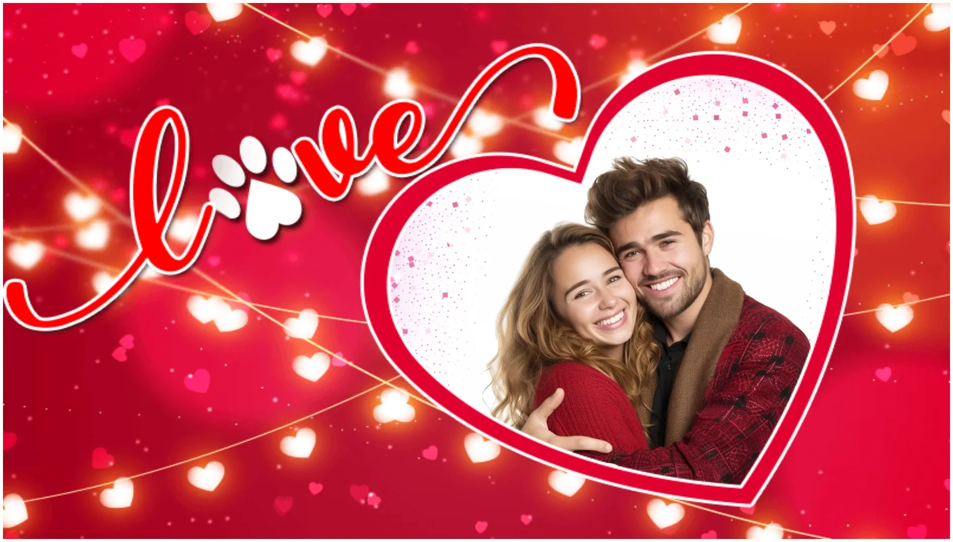 Valentine Day Photo Frame | Indus Appstore | Screenshot