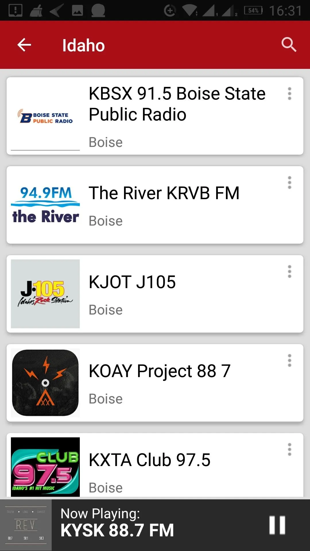 Idaho Radio Stations - USA | Indus Appstore | Screenshot