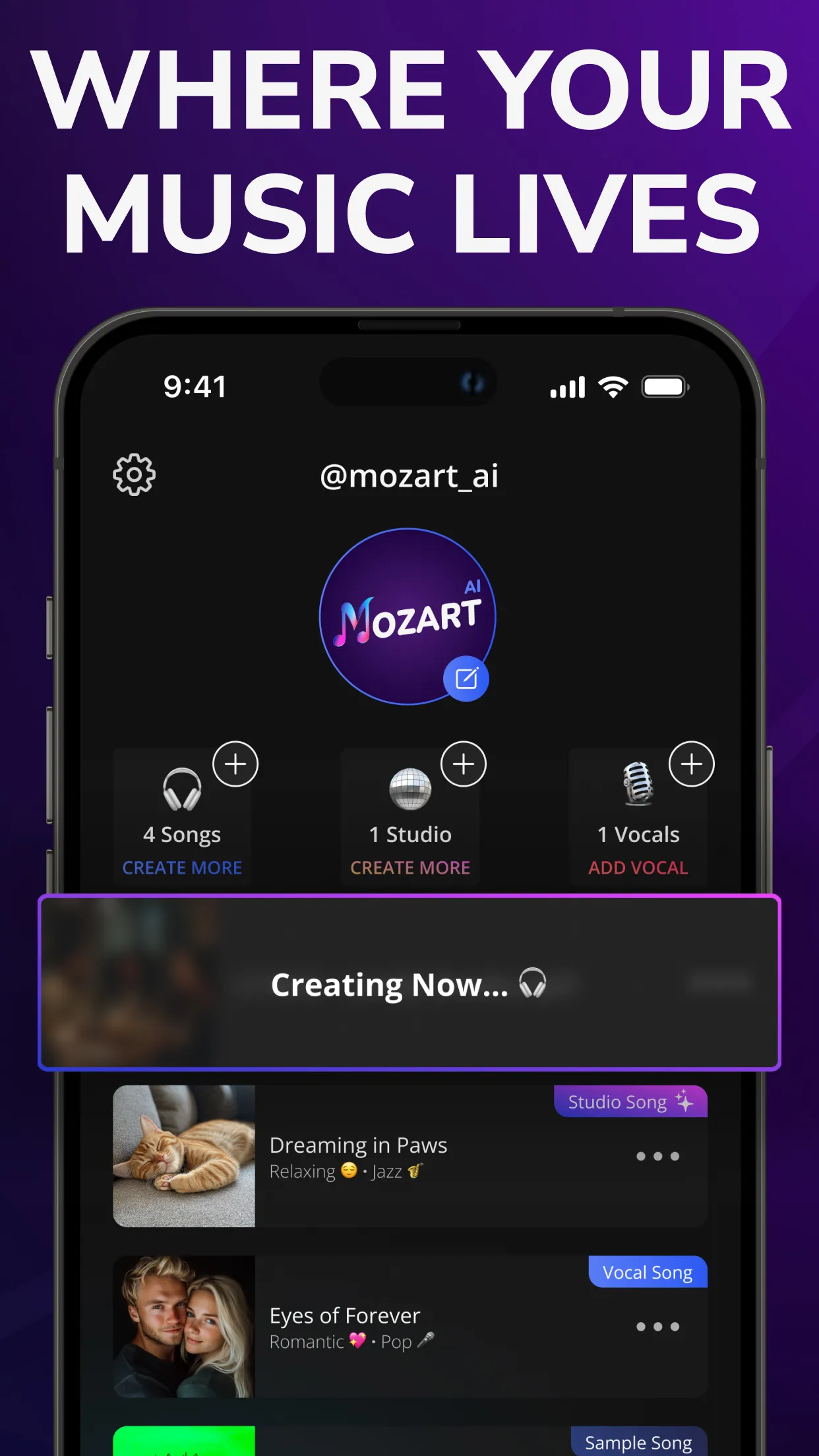 AI Song Generator - Mozart AI | Indus Appstore | Screenshot