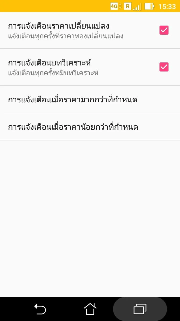 ราคาทองวันนี้ - goldprice | Indus Appstore | Screenshot