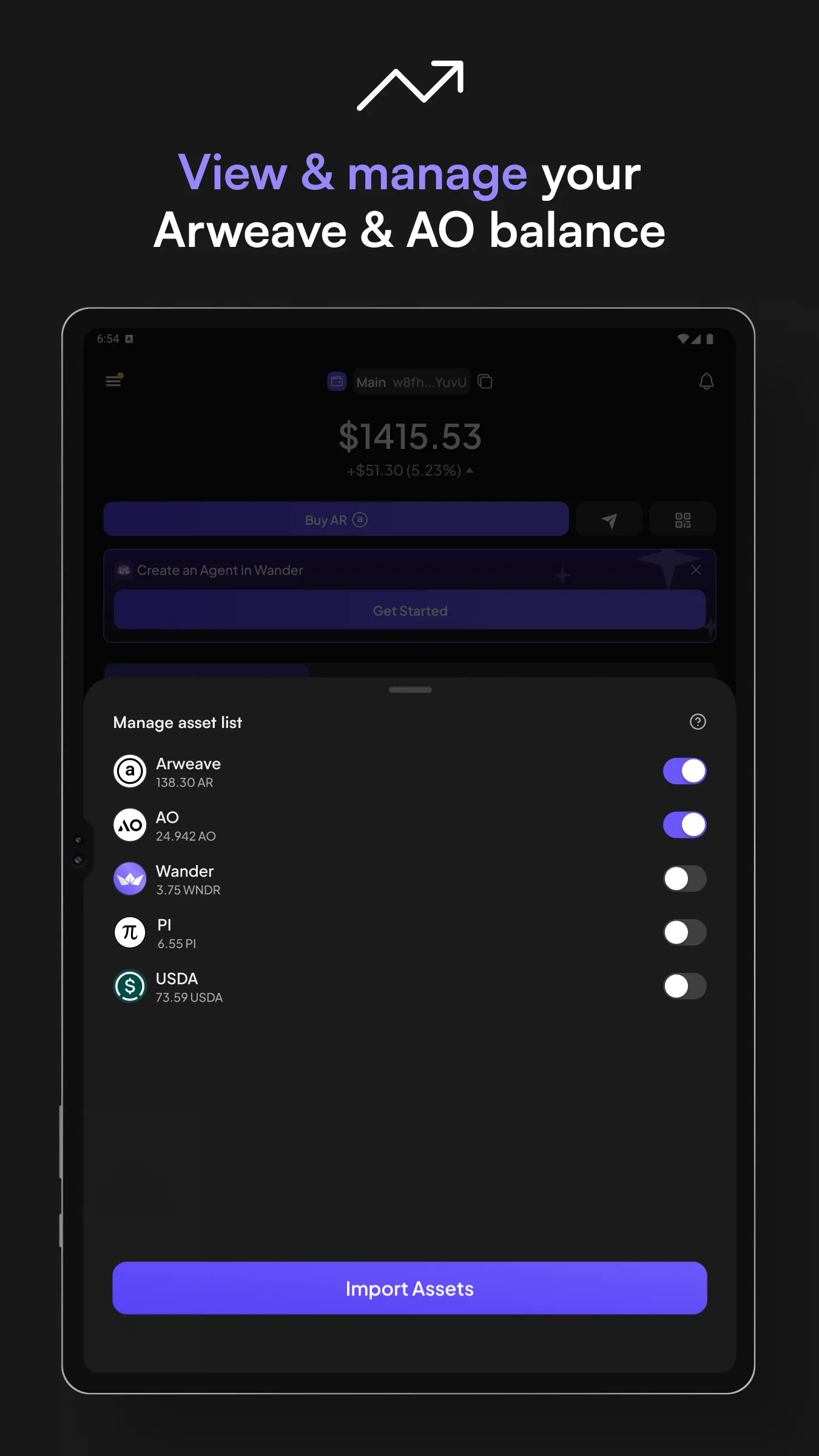 Wander Wallet | Indus Appstore | Screenshot