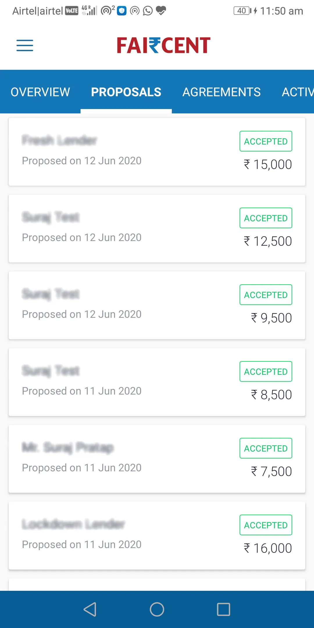 Faircent - Loans & Investments | Indus Appstore | Screenshot