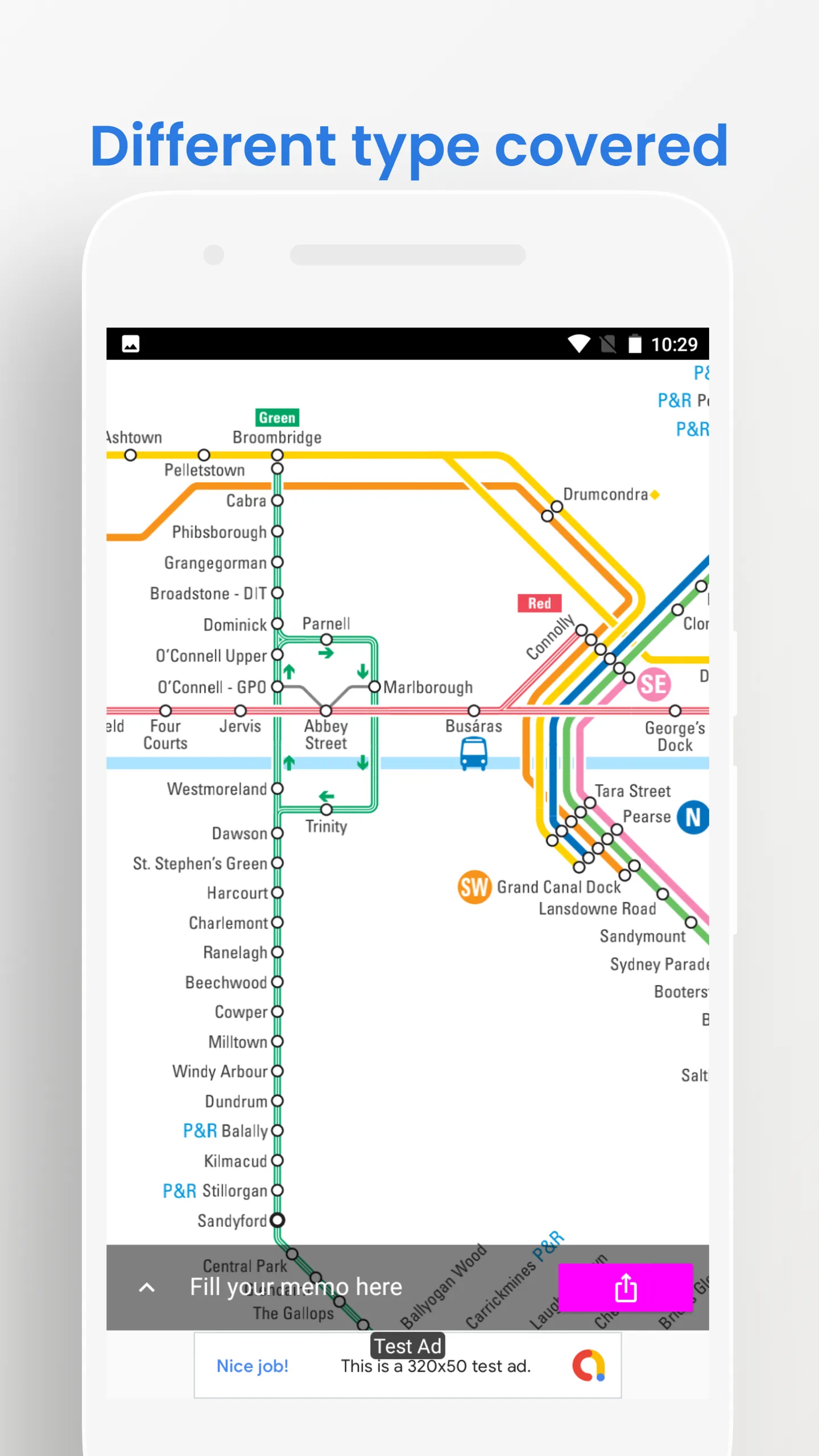 Dublin Tram Train Travel Guide | Indus Appstore | Screenshot