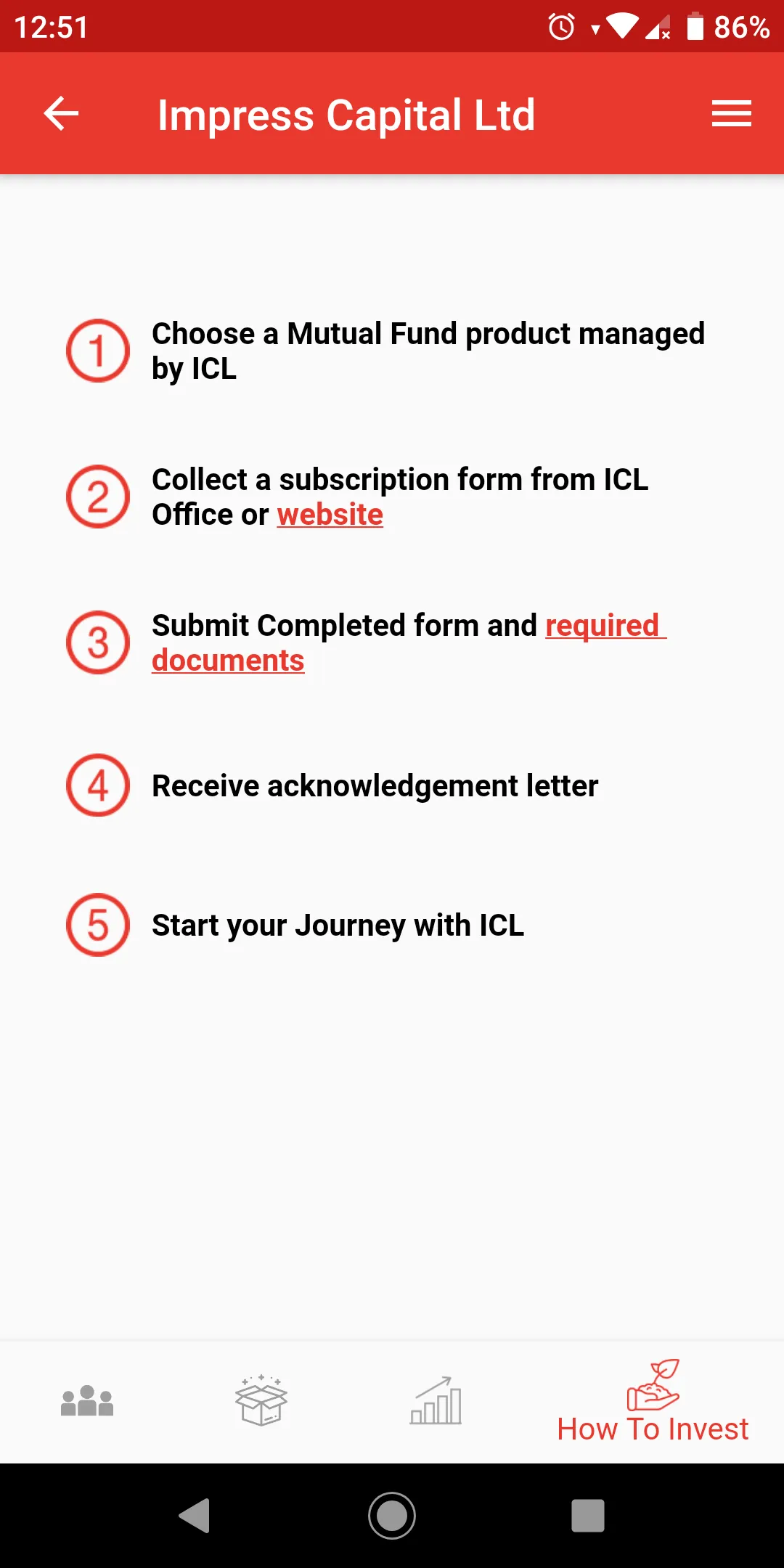 iVest | Indus Appstore | Screenshot