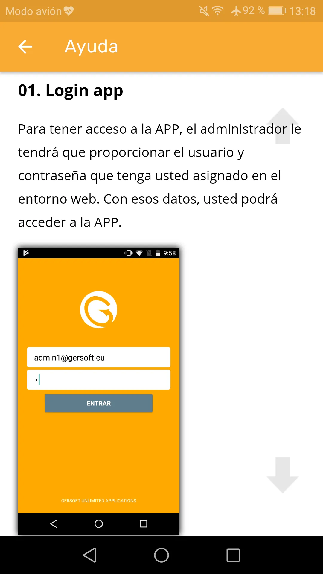 Gersoft UApp - Notas de gastos | Indus Appstore | Screenshot