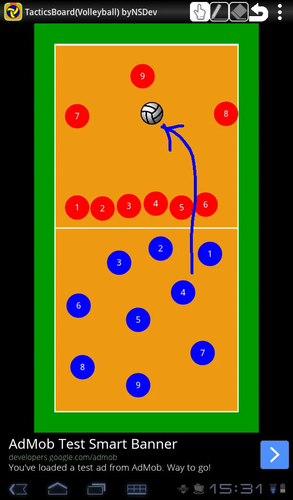 Tacticsboard(Volleyball) byNSD | Indus Appstore | Screenshot