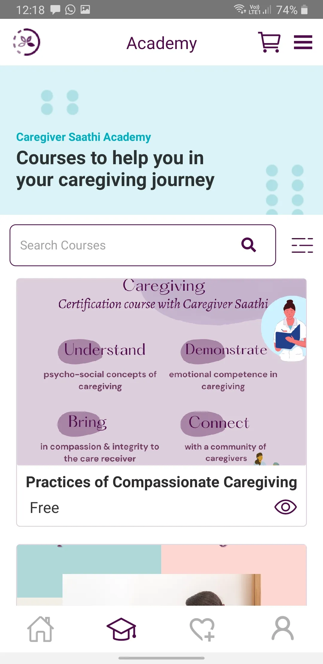 Caregiver Saathi | Indus Appstore | Screenshot