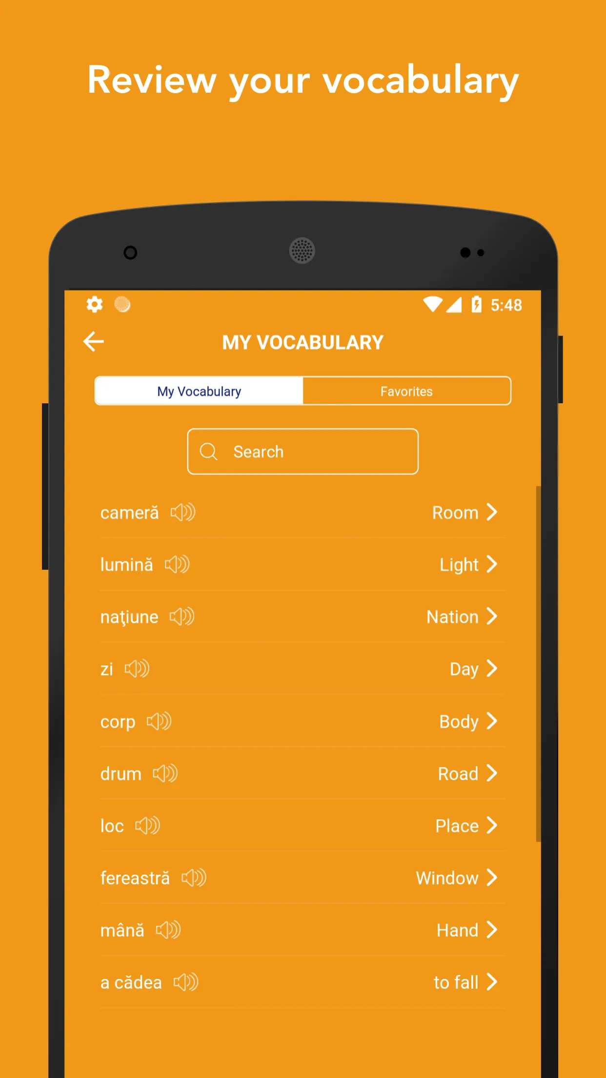 Tobo Learn Romanian Vocabulary | Indus Appstore | Screenshot