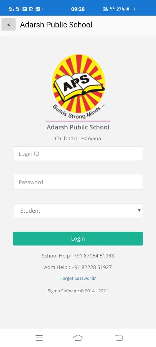 Adarsh Public School | Indus Appstore | Screenshot