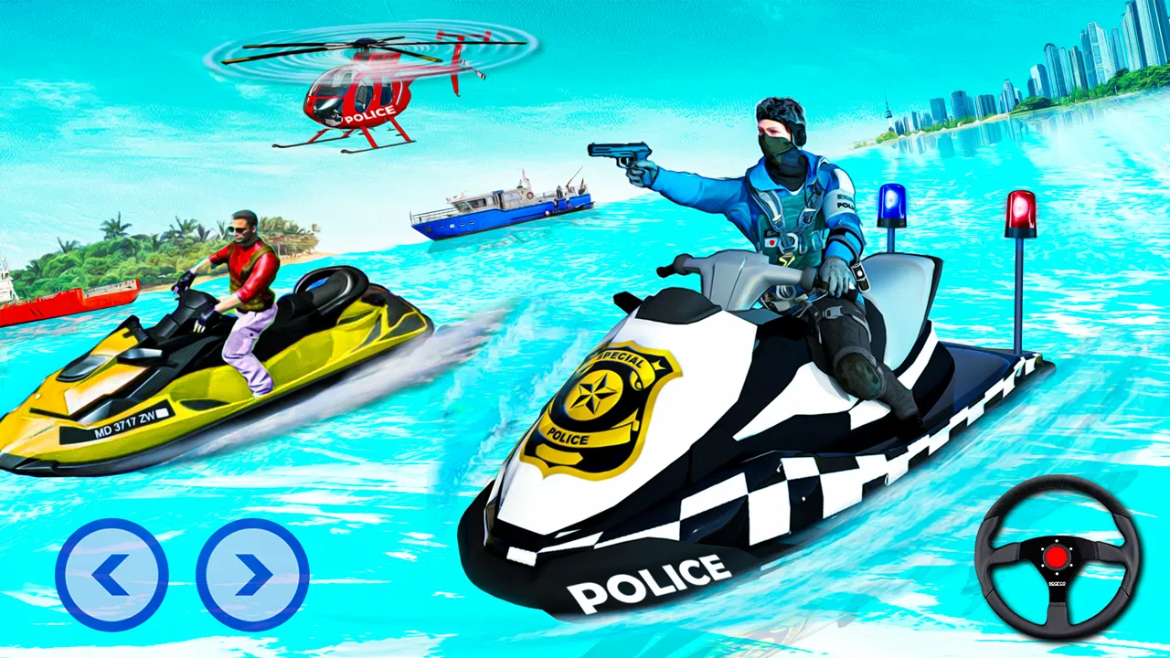 Police Jet Ski Chase Crime Sim | Indus Appstore | Screenshot