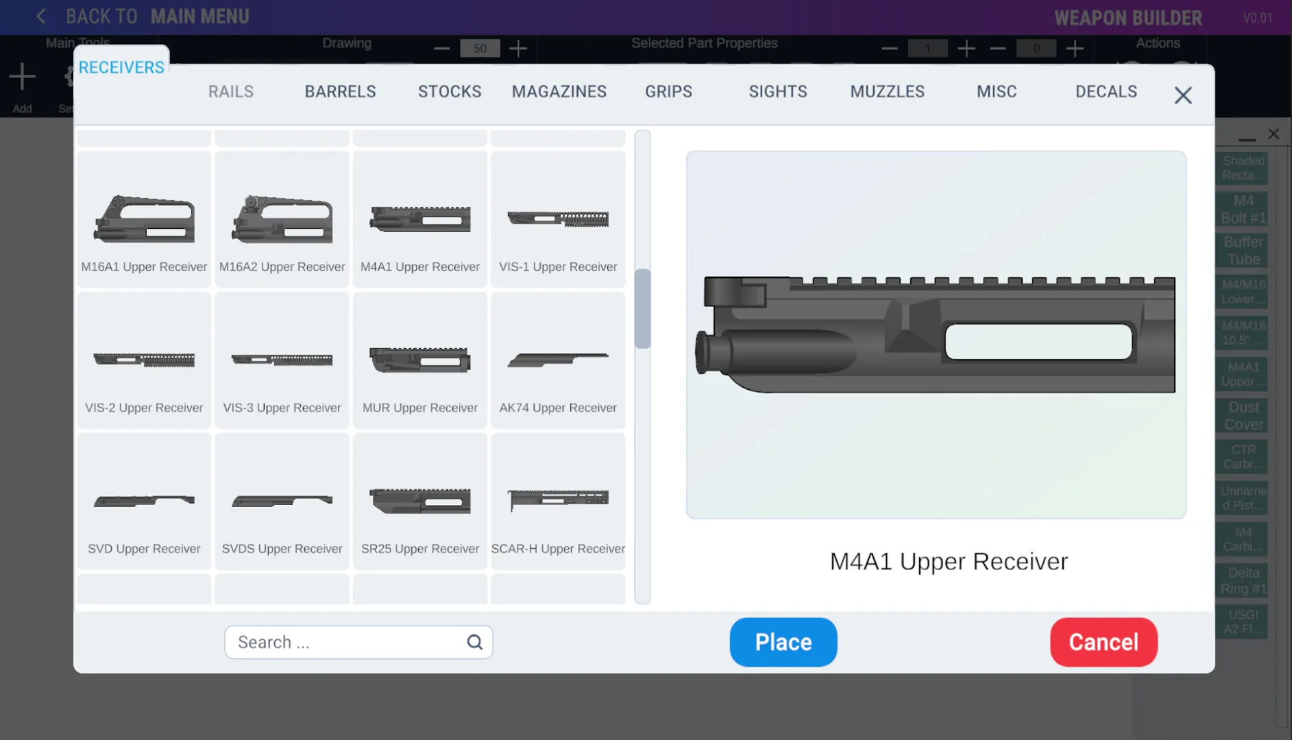 Weapon Builder | Indus Appstore | Screenshot