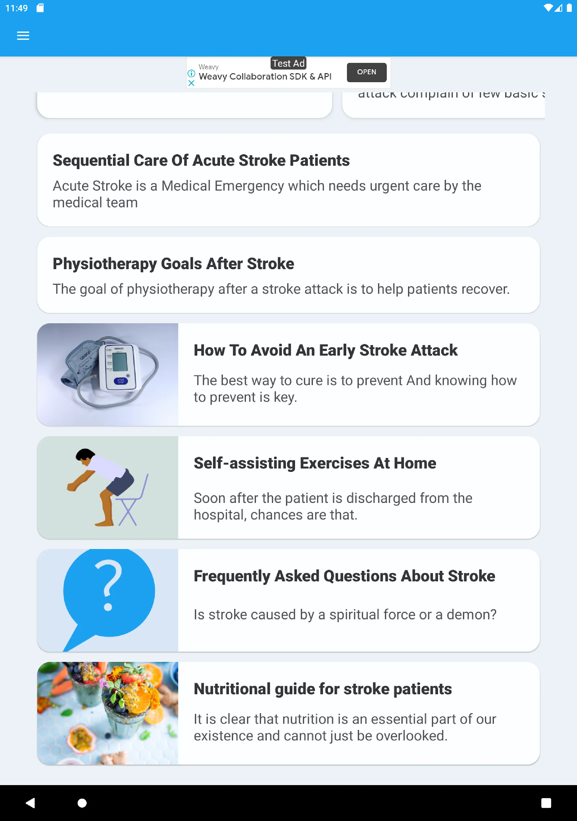 Hope After Stroke | Indus Appstore | Screenshot