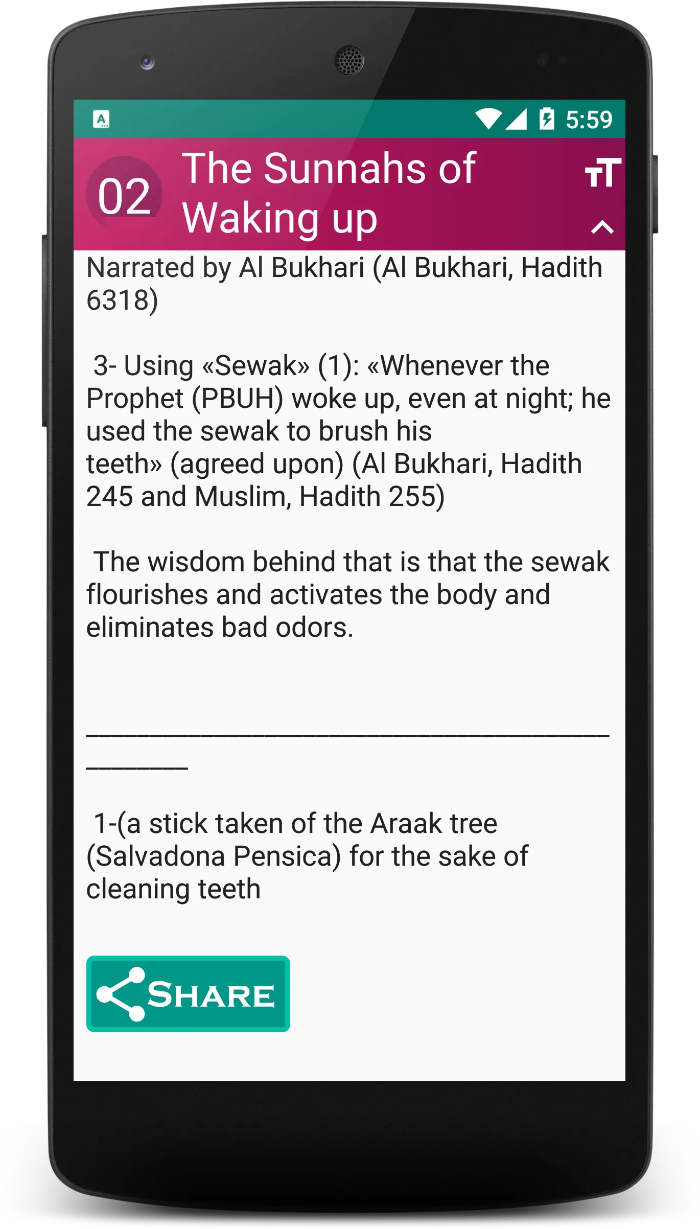 1000 Sunnah - Necessary in Day | Indus Appstore | Screenshot