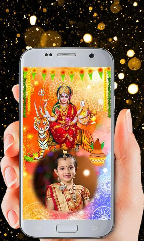 Durga Maa Photo Frames | Indus Appstore | Screenshot