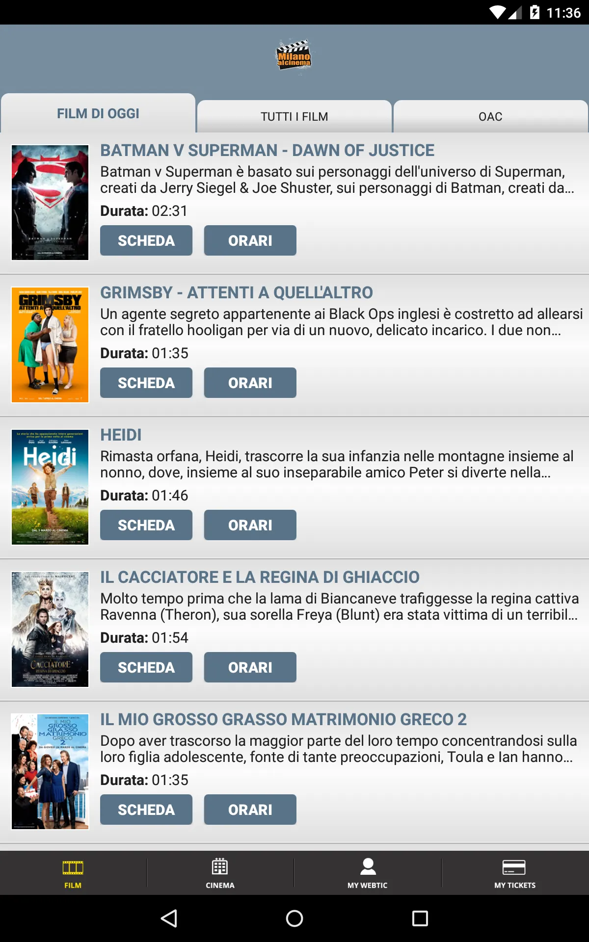 Webtic Milano al Cinema | Indus Appstore | Screenshot