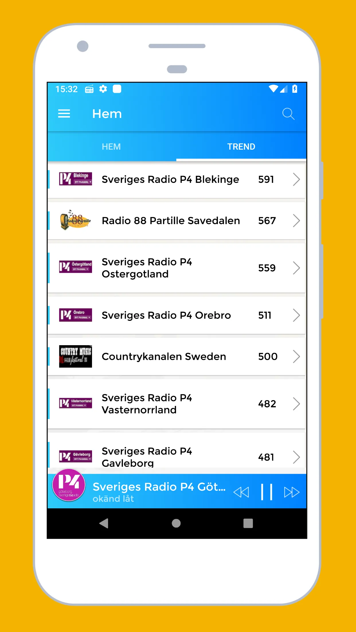 Radio Sweden - Radio Sweden FM | Indus Appstore | Screenshot