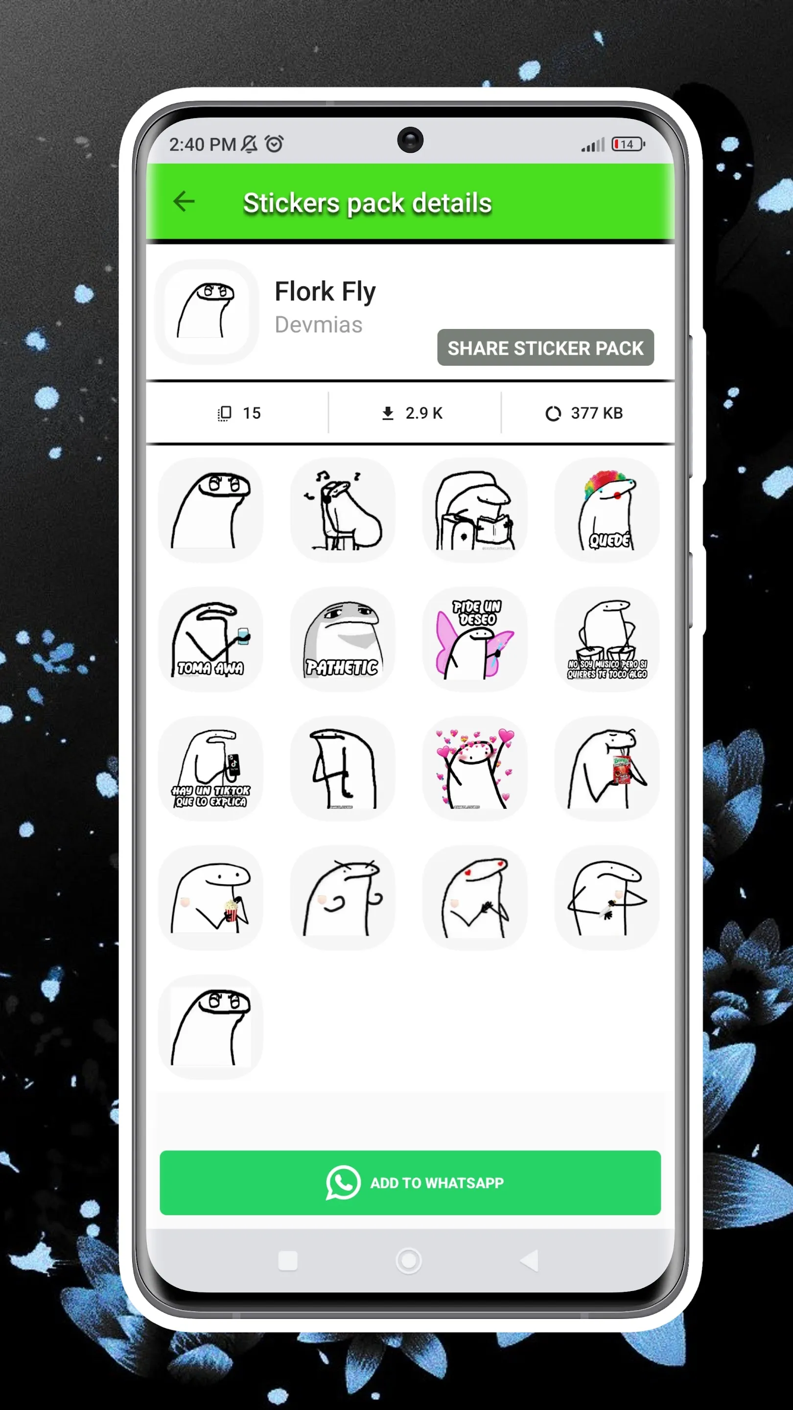 Flork Stickers for whatsapp | Indus Appstore | Screenshot