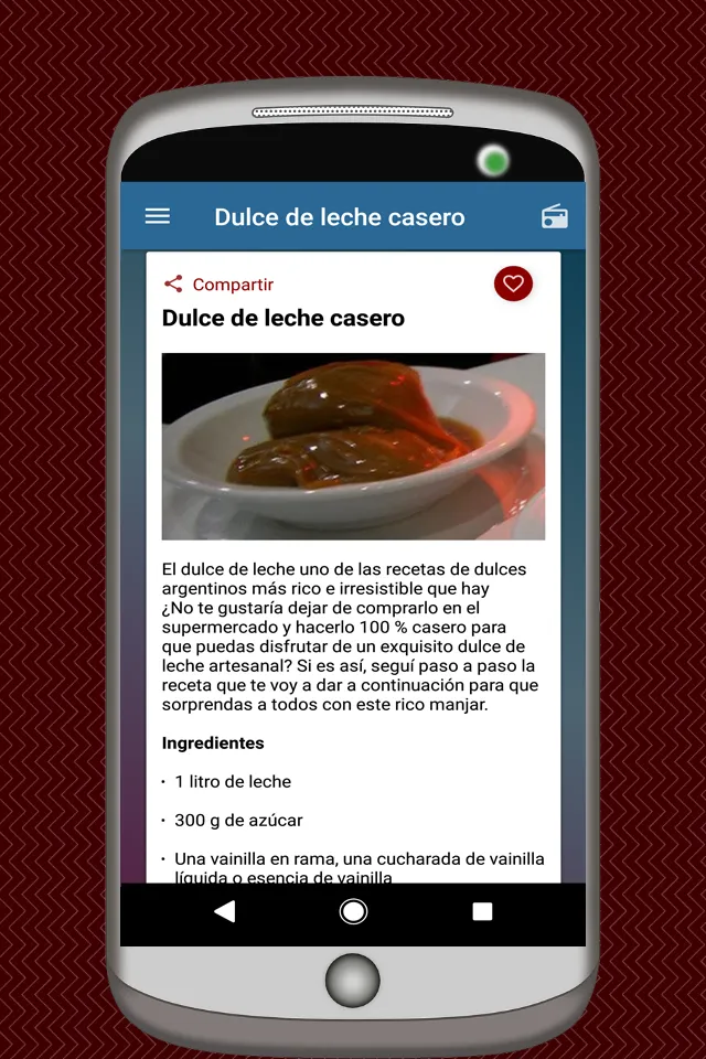 Recipes from Argentine Foods | Indus Appstore | Screenshot