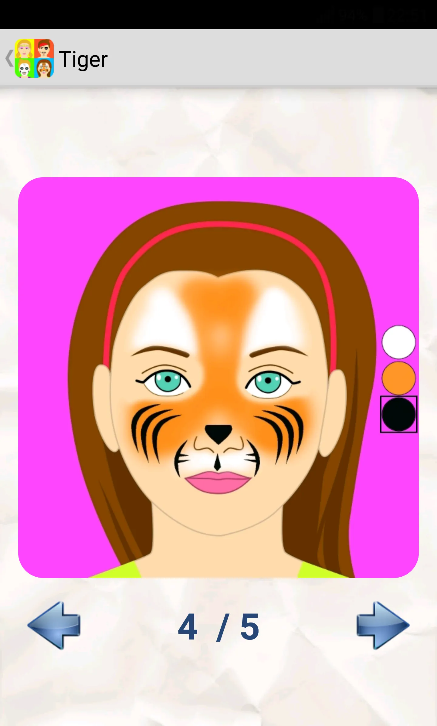 Face Painting 1-2-3 | Indus Appstore | Screenshot