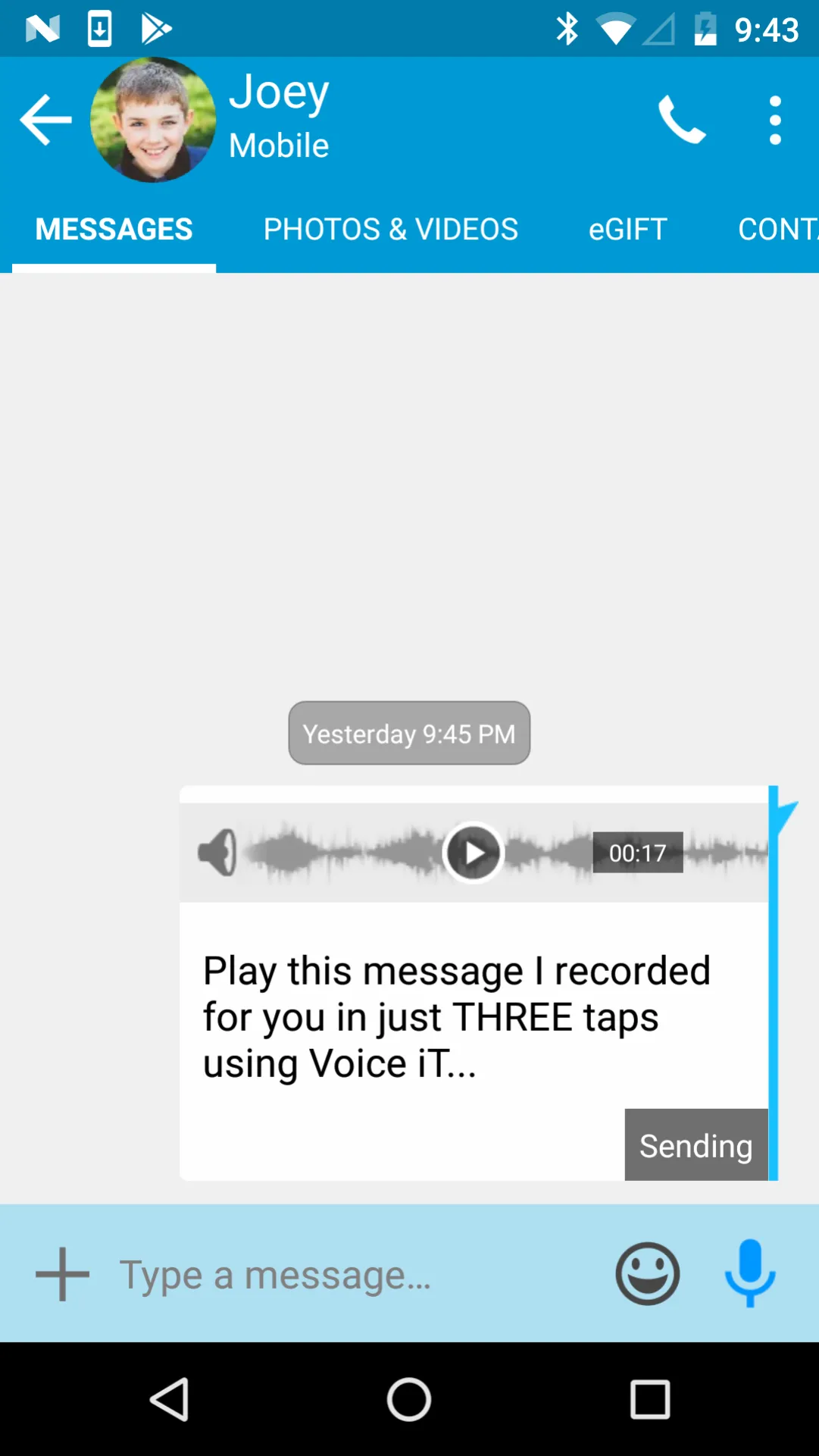 Voice iT - Voice Messenger/Voi | Indus Appstore | Screenshot