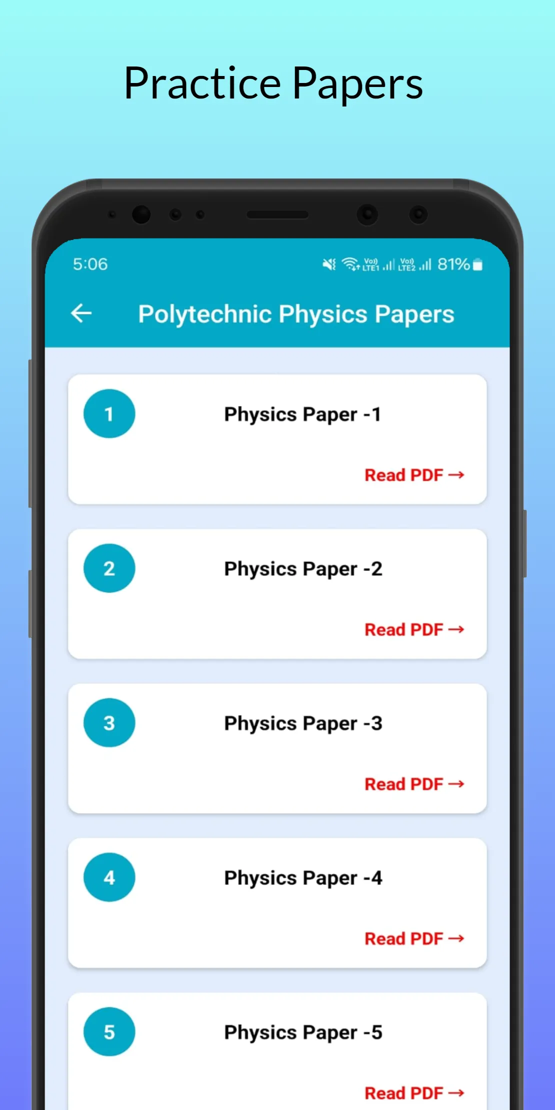 Polytechnic Exam Prep Guide | Indus Appstore | Screenshot