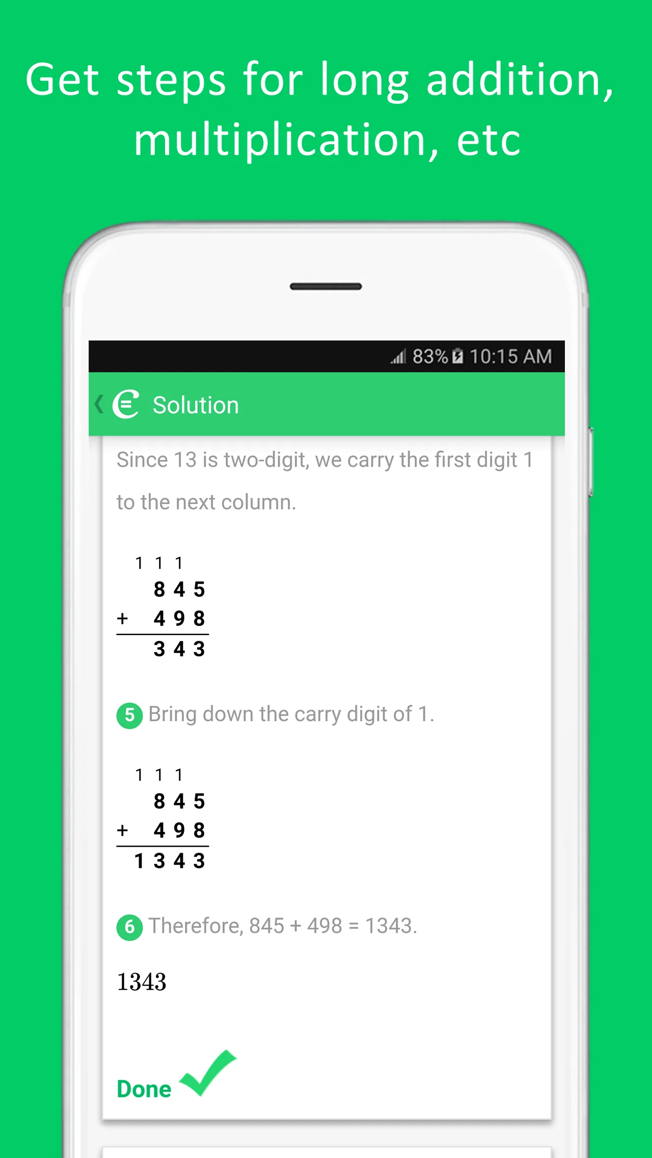 Cymath - Math Problem Solver | Indus Appstore | Screenshot