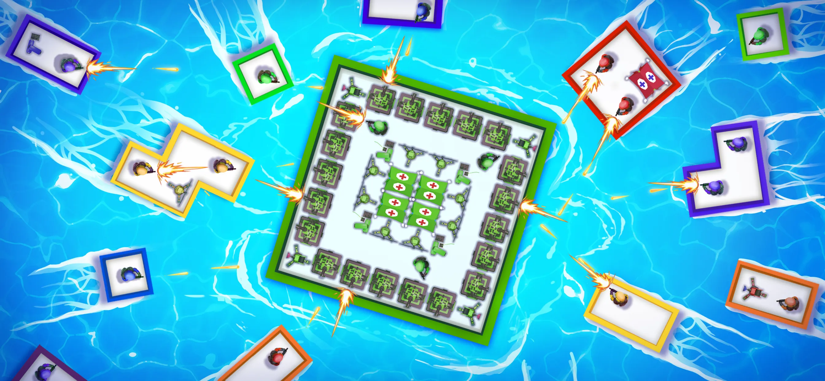 War of Rafts: Crazy Sea Battle | Indus Appstore | Screenshot