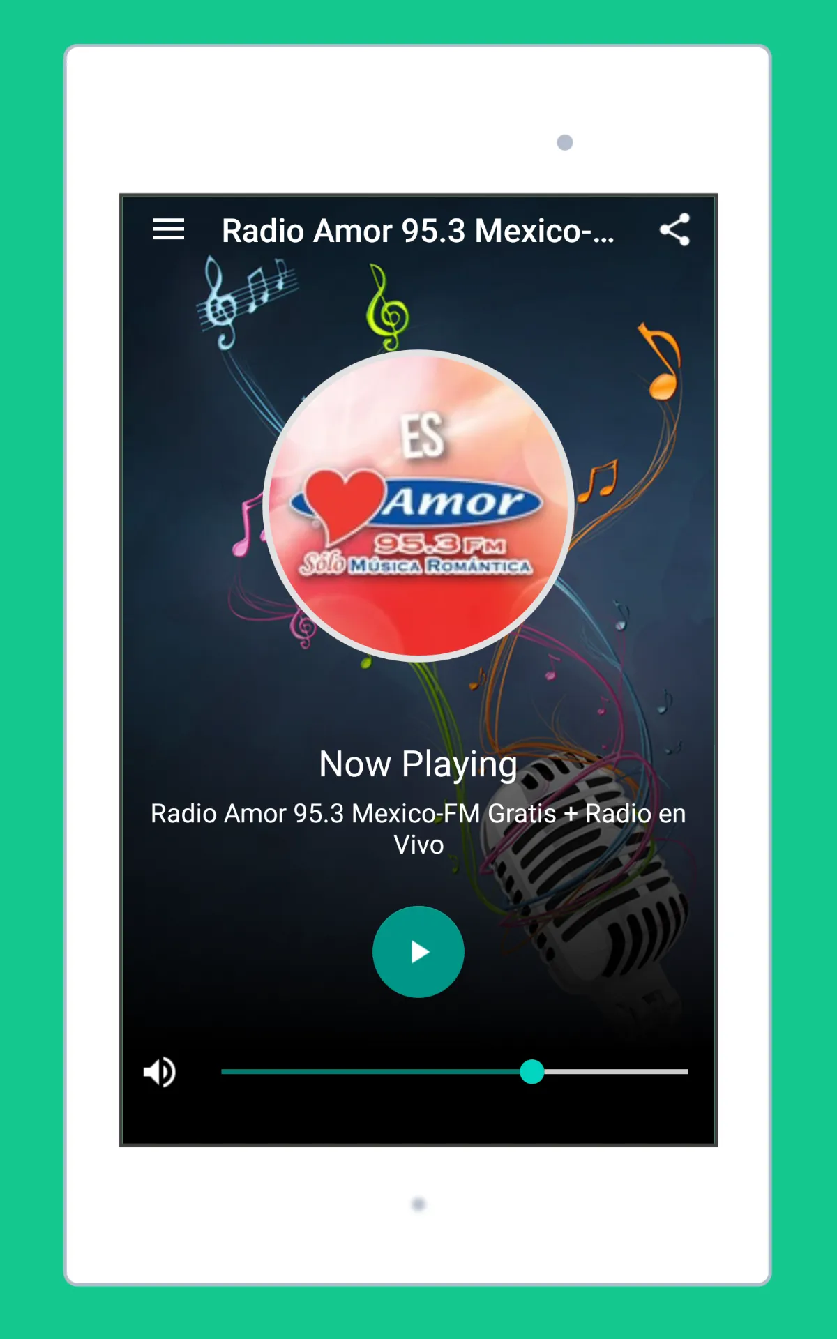 Radio Amor 95.3 FM MX en Vivo | Indus Appstore | Screenshot