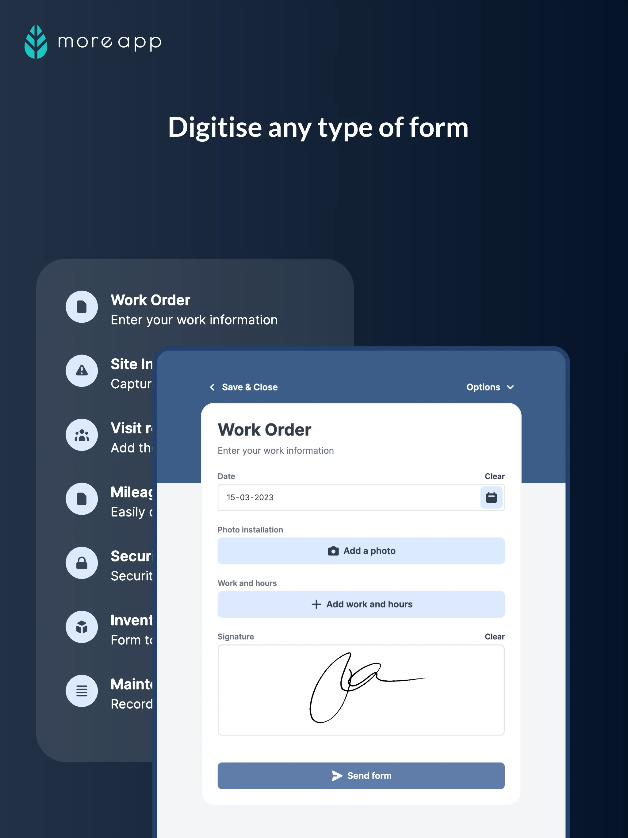 MoreApp Forms | Indus Appstore | Screenshot