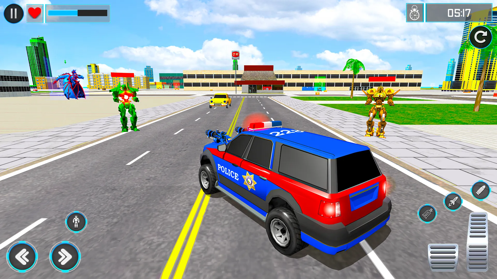 Robot Transform War Car Games | Indus Appstore | Screenshot