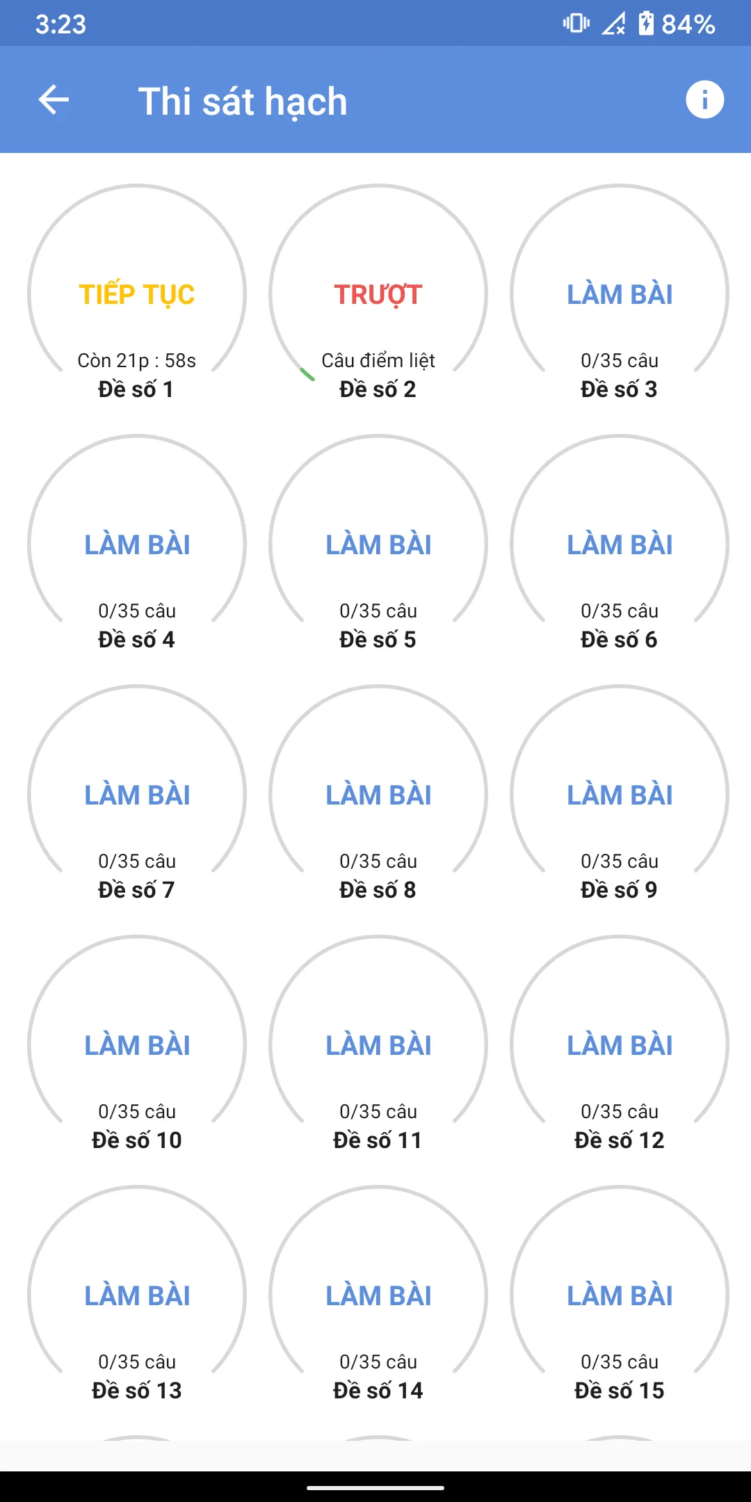 Ôn thi GPLX 600 câu hỏi | Indus Appstore | Screenshot