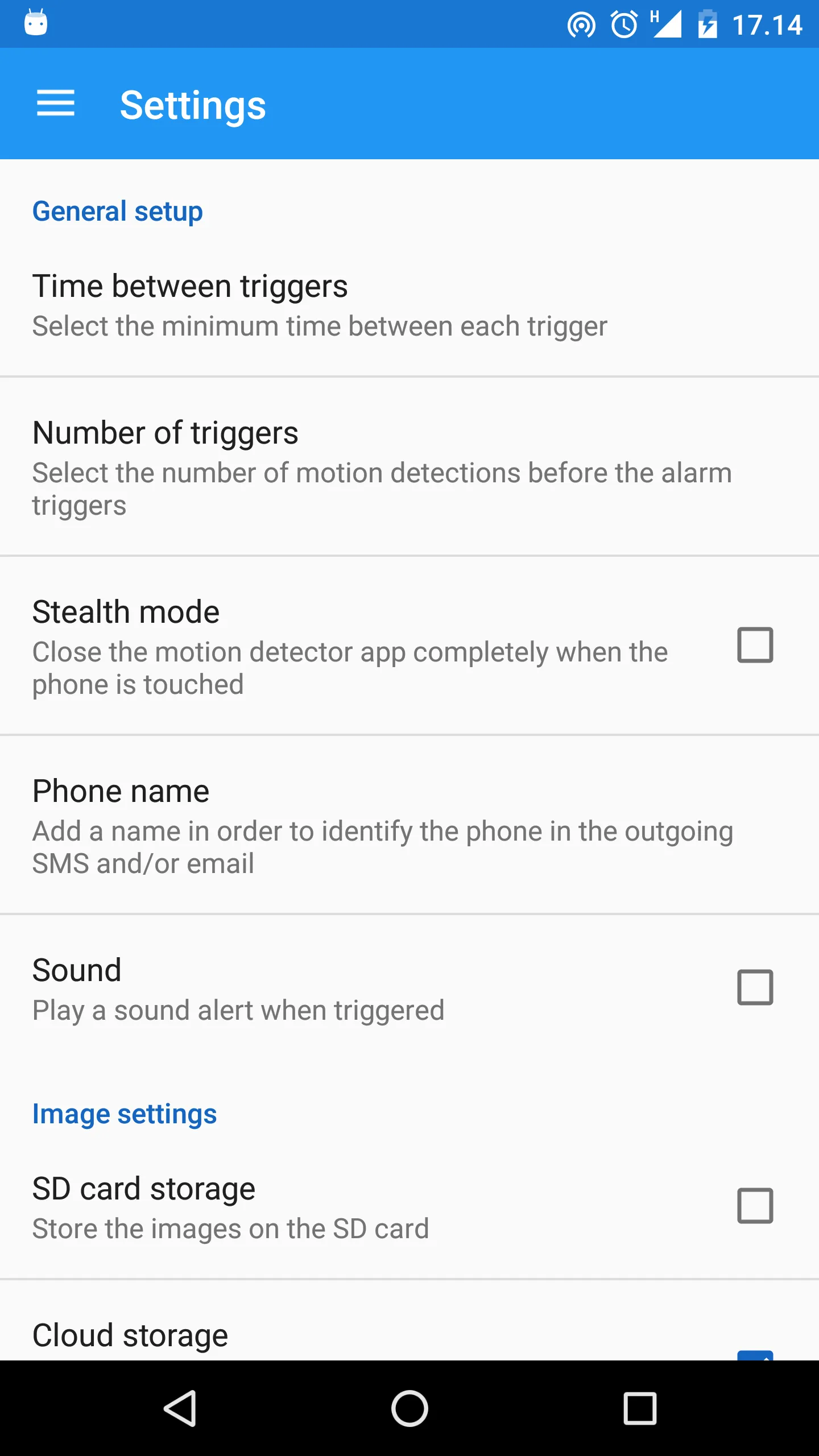 Motion Detector Pro | Indus Appstore | Screenshot