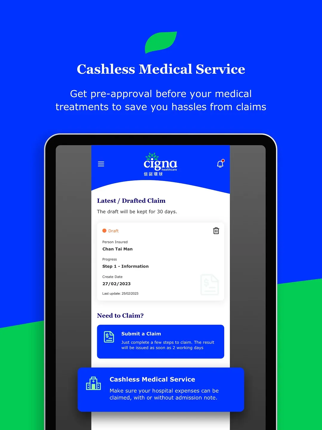 MyCigna HK | Indus Appstore | Screenshot