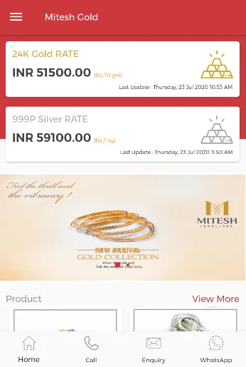 Mitesh Gold - Gold & Silver Je | Indus Appstore | Screenshot