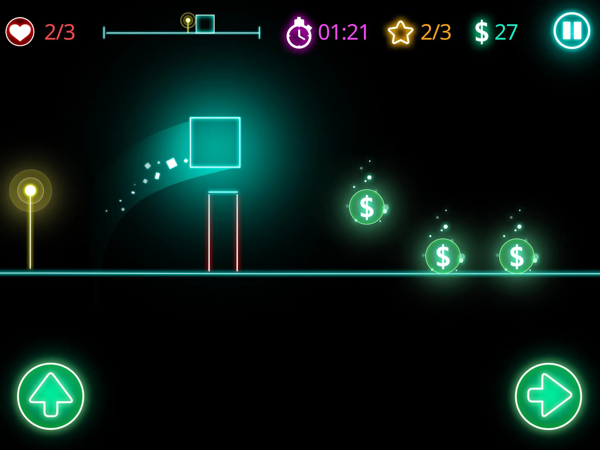 Glow obstacle course | Indus Appstore | Screenshot