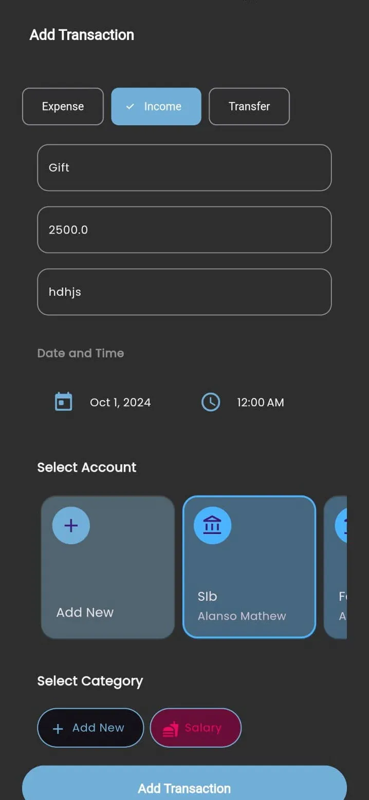 Wallet View - Track-old | Indus Appstore | Screenshot