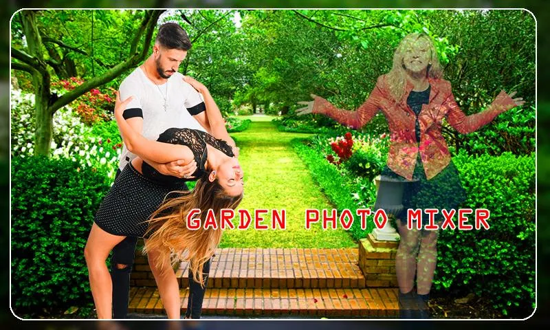 Garden photo frame editor | Indus Appstore | Screenshot