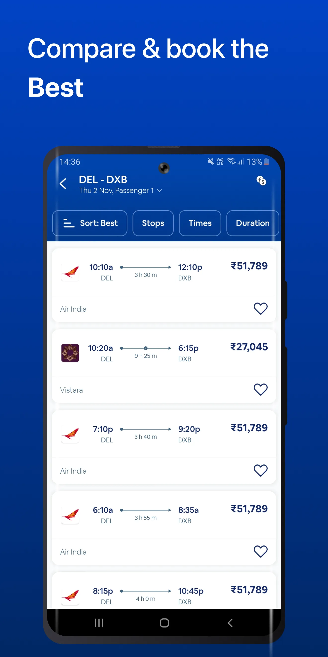 Cheap Flights | Indus Appstore | Screenshot