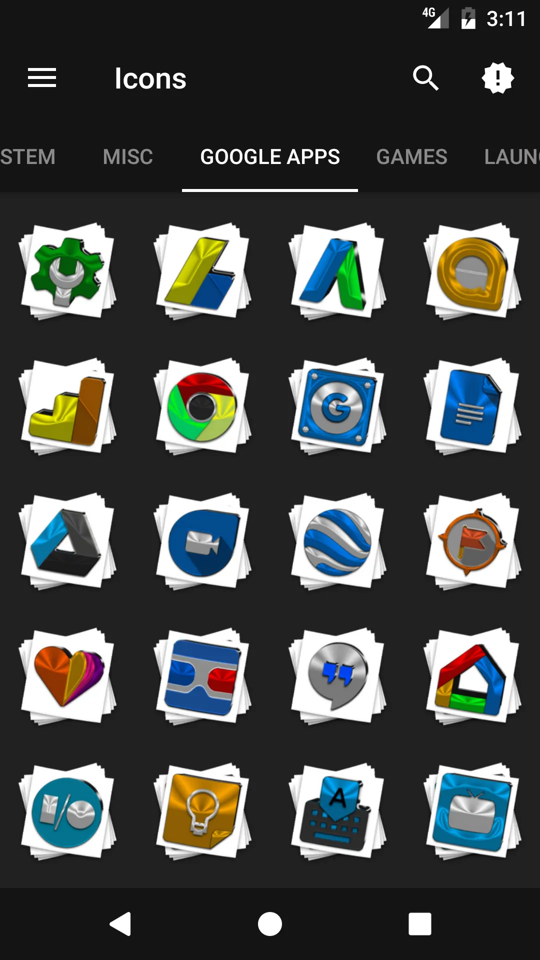 Stacks Icon Pack | Indus Appstore | Screenshot