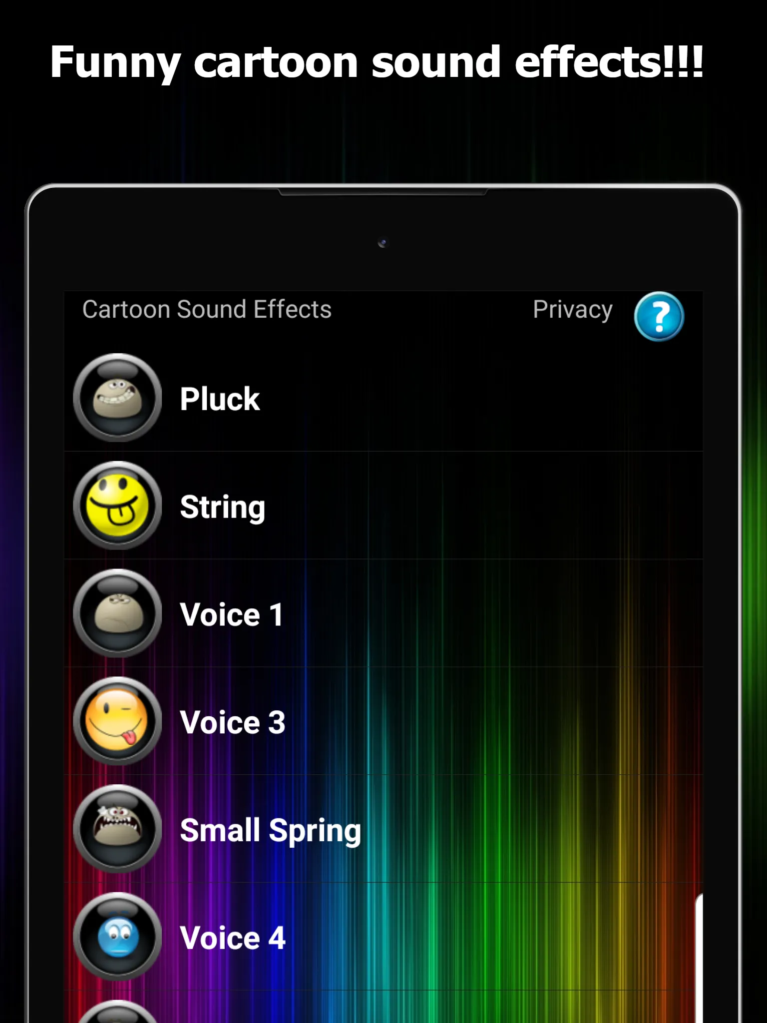 Cartoon Sound Effects | Indus Appstore | Screenshot