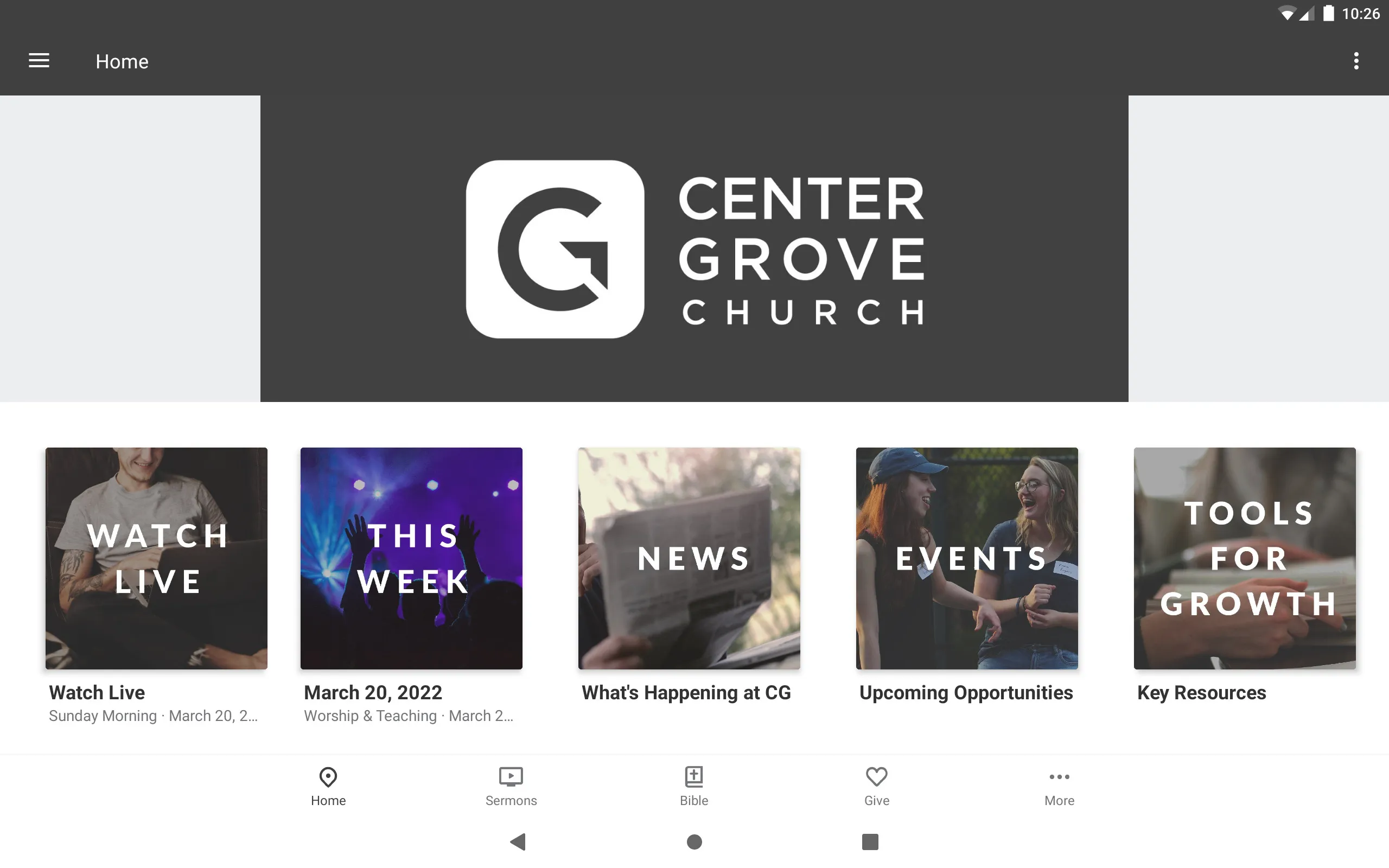 Center Grove Church | Indus Appstore | Screenshot