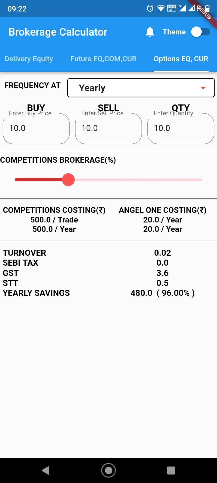 Angell Brokerage Calculator | Indus Appstore | Screenshot