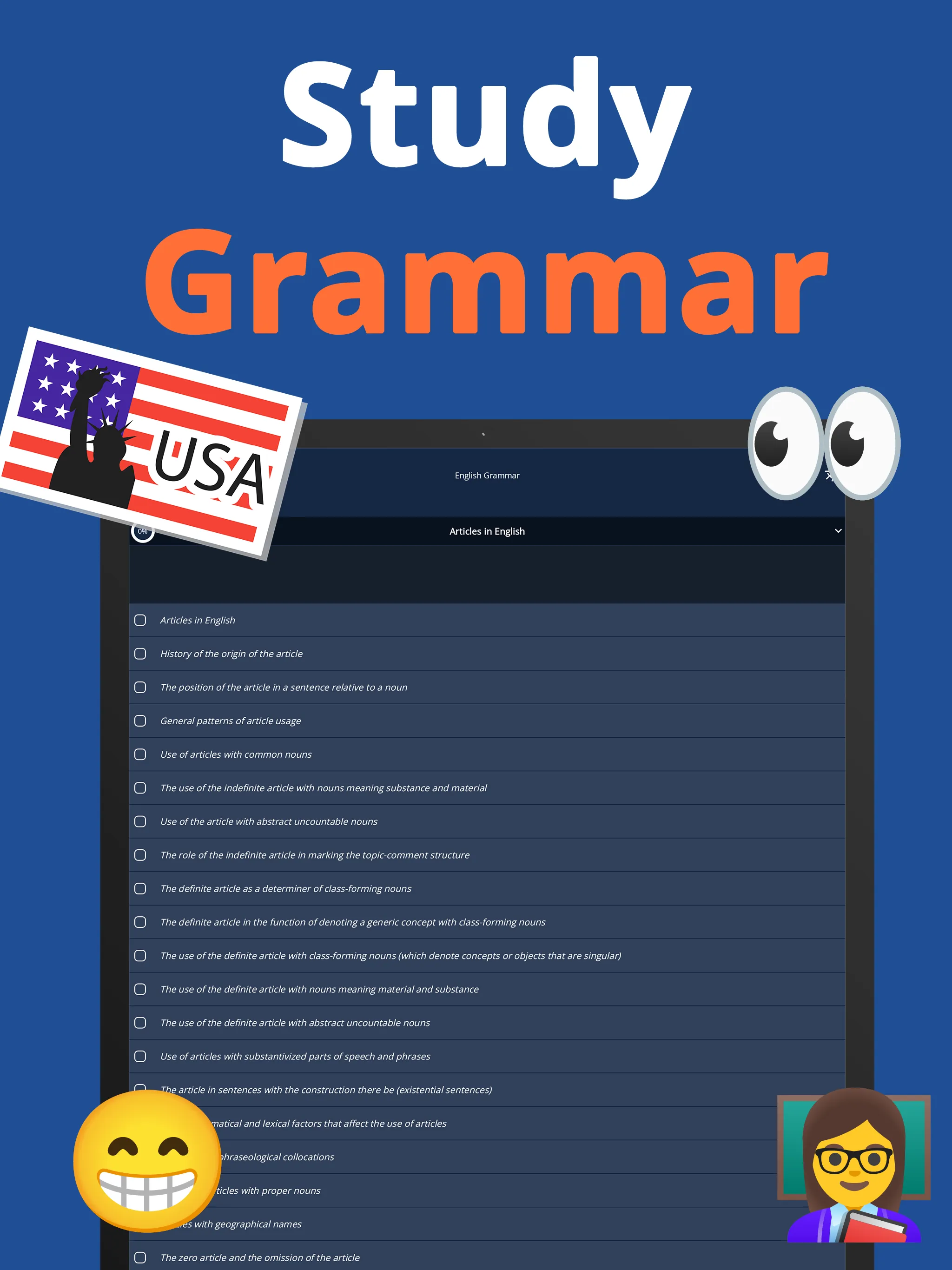 English Grammar:Learn Articles | Indus Appstore | Screenshot