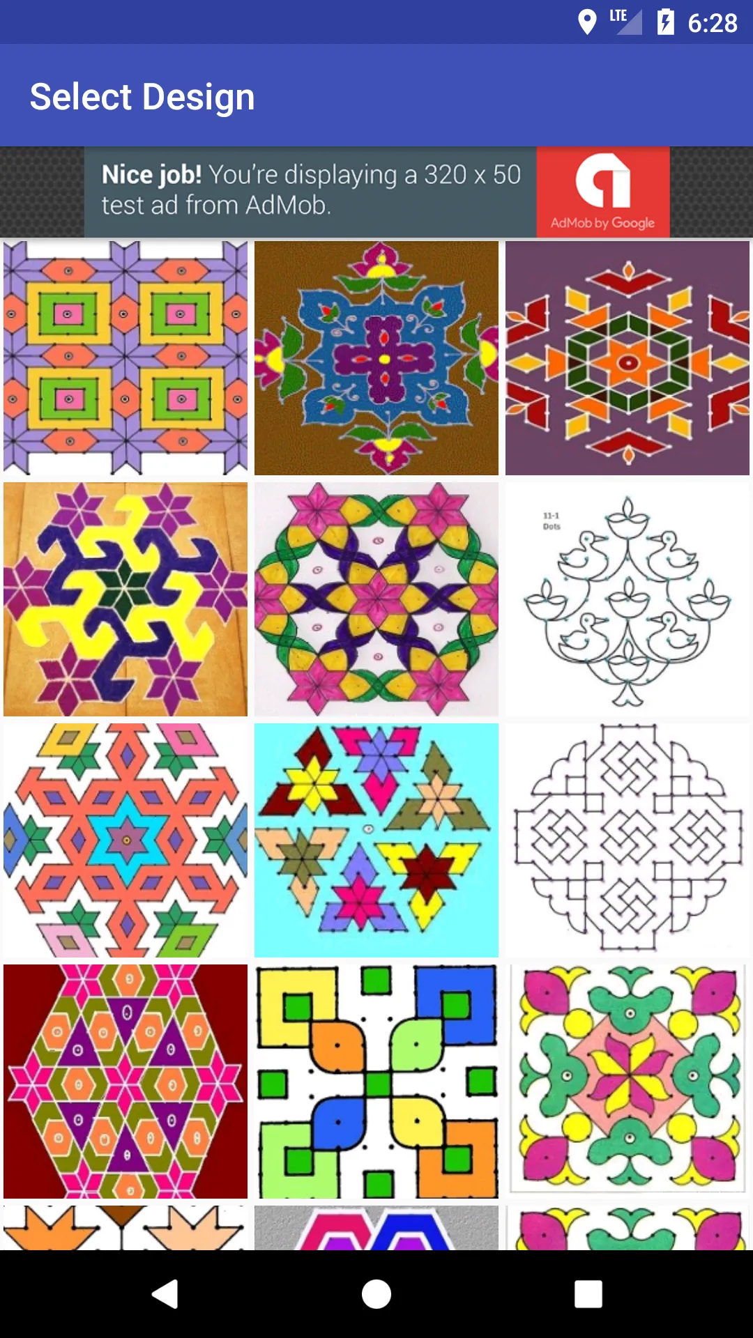 Latest Rangoli Designs Offline | Indus Appstore | Screenshot