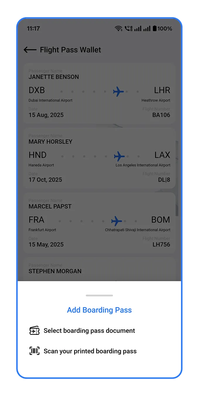 Flight Boarding Pass | Indus Appstore | Screenshot