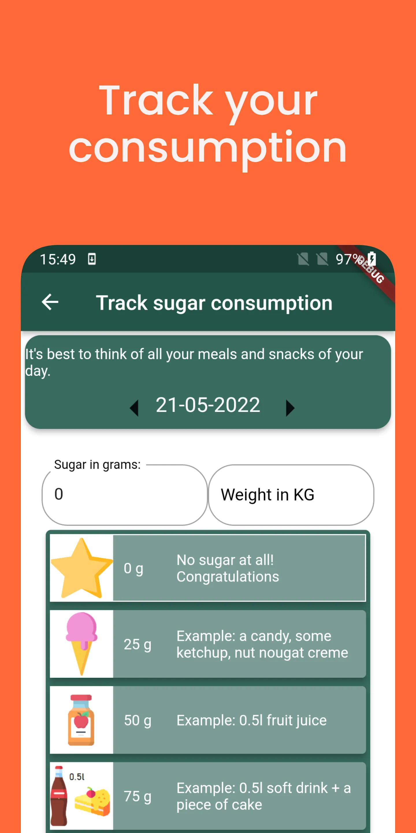 Sugar Free Challenge | Indus Appstore | Screenshot